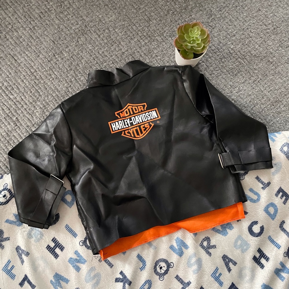 Faux Leather Harley Davidson Costume